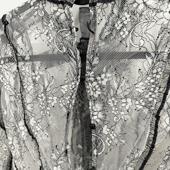 Black Lace Top - Picture 4 of 6